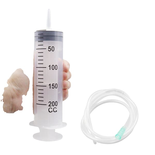 Sprøjte, Multi-Volume Område, Holdbar Plastkonstruktion,200ml Slange Sprøjte