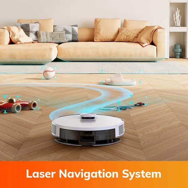 Robotdammsugare, Lasernavigering, 10000Pa Sugförmåga,EU