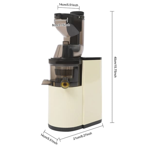 Juicer, Tyst Drift, Hög Juiceutbyte, VIT
