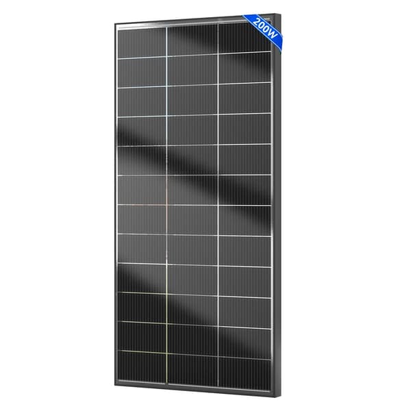 Solpanel, Høj Effektivitet, Holdbar Konstruktion,200W 1Stk