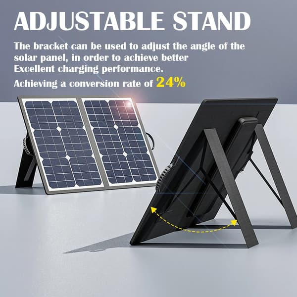 Solkraftværk, Foldbart Design, Høj Effektivitet,Solpanel