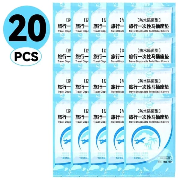 Toiletbrætsdæksel, Engangs, Miljøvenligt,20PCS