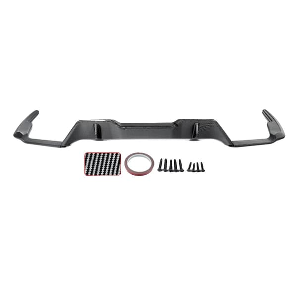 Bageste Stødfanger Diffuser Lip, M Performance Stil, Holdbart ABS Plast,kulstoflook