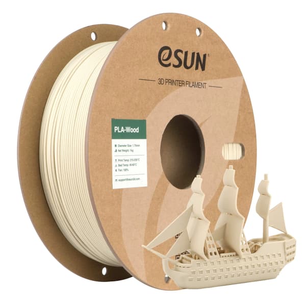 3D-printer filament, Wood PLA, 1,75 mm diameter,BIRK