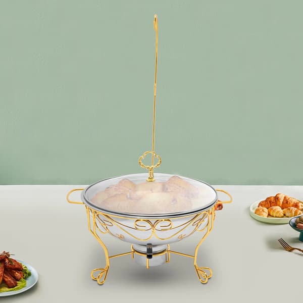 Chafing Dish, Rostfritt Stål, Stort Kapacitet,Guld