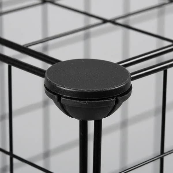 Husdjur Lekstuga, Fällbar Design, Säker Åtkomst,Svart