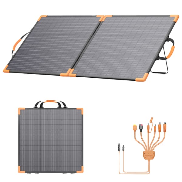 Solpanel, 100W, Foldbart Design,100W solpanel
