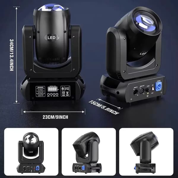 Scene Belysning, DMX512 Kontrol, Multi-Farve Effekter,EU stik