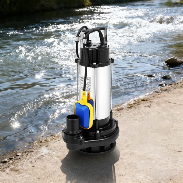 Avloppspump, Rostfritt Stål, Hög Flödeshastighet,EU, 220V