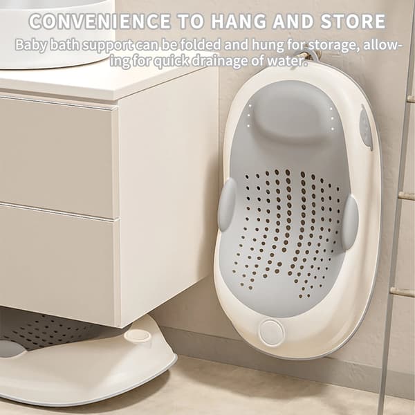 Badstöd, Ergonomisk Design, Antiglidfunktioner,GRÅ