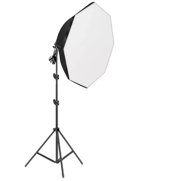 Softbox Kit, Justerbar Lystativ, Flere Pærekompatibilitet,Med stativ