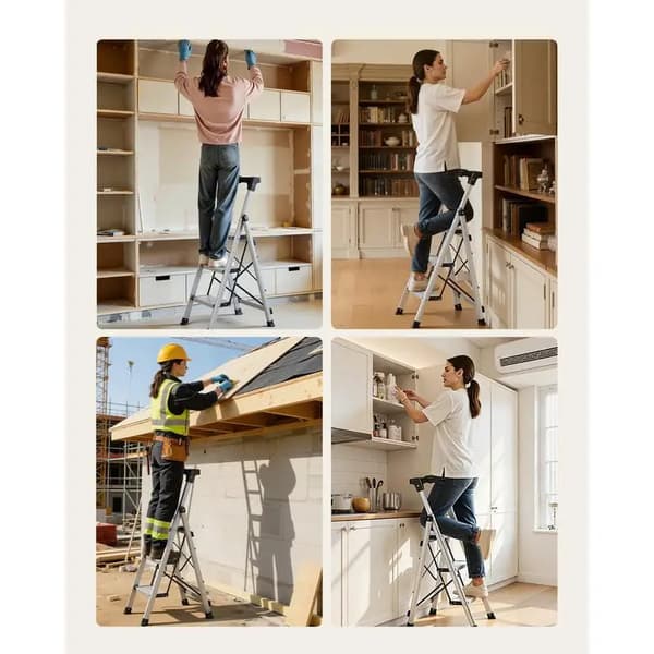 Stege, Fällbar Design, Halkfri Pedal, armégrön