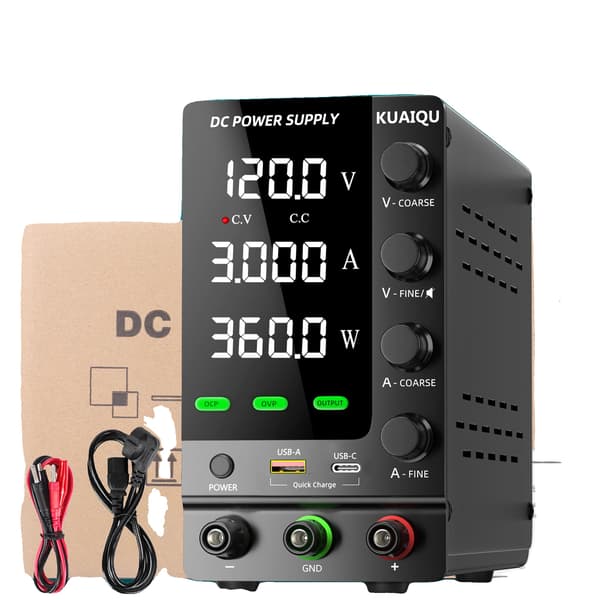 Virtalähde, 32V Ulostulo, Säädettävä Jännite ja Virta,120V 5A 360W, 220 V-b