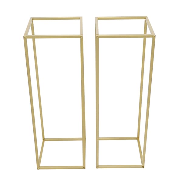 Bueholder, rektangulære blomsterstande, holdbart design,Guld, M