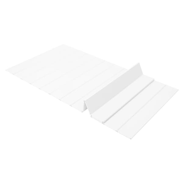 Badekar Dæksel, Foldbart Design, Holdbart Materiale,HVID