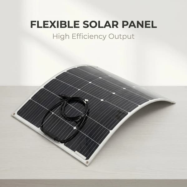 Solpanel, Letvægtsdesign, Høj Effektivitet,1stk 100w panel