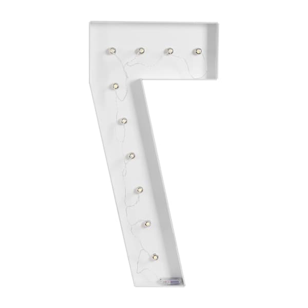 LED Nummerlampe, Energi Effektiv, Robust Konstruktion,100cm, HVID, 7