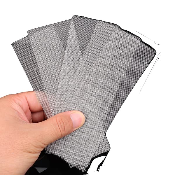 Reparationsnet til bilstødfanger, universel pasform, holdbart rustfrit stål,100pcs, 5x15cm