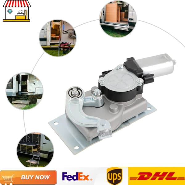 RV Strøm Trappe Motor, Komplet Sæt, Effektiv Drift,Sølv