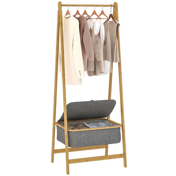 Förvaringslåda, Vikbar Design, Flerfunktionsanvändning, GRÅ