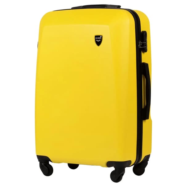 Bagage, Holdbart ABS-materiale, Nem mobilitet,Gul, 30 Inches