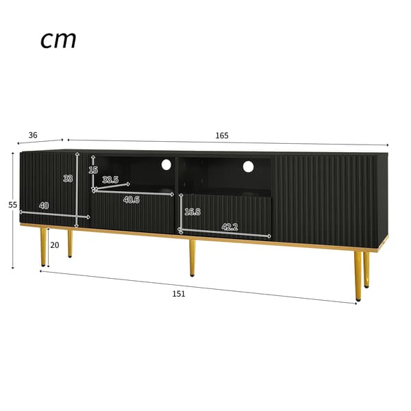 TV-skåp, Elegant Design, Gott om Förvaring,A