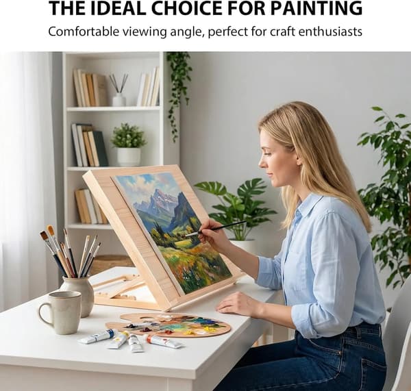 Bordstaffli, Justerbara vinklar, Fällbar design,grön