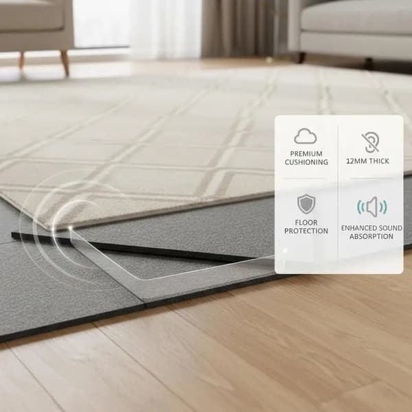 Mattsskydd, Halkfri Design, Mångsidig Golvkompatibilitet, armégrön