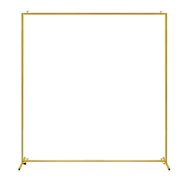 Metallbröllopsbåge, kraftig design, mångsidig för evenemang,2 * 2 m / 6.6 * 6.6 ft