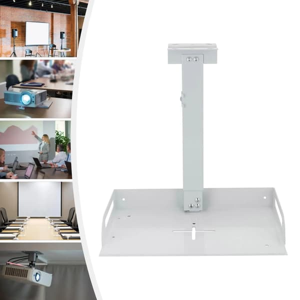 Projektorophæng, Justerbar Højde, Robust Design,HVID