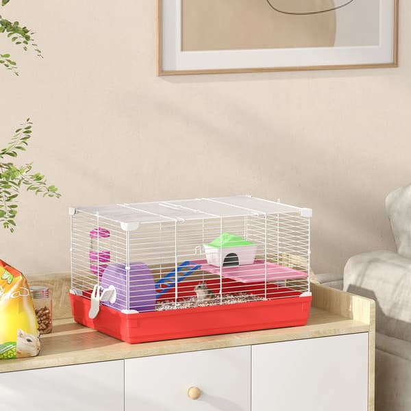 Hamsterbur, Multi-niveau Design, Komplet Tilbehørssæt,MULTI