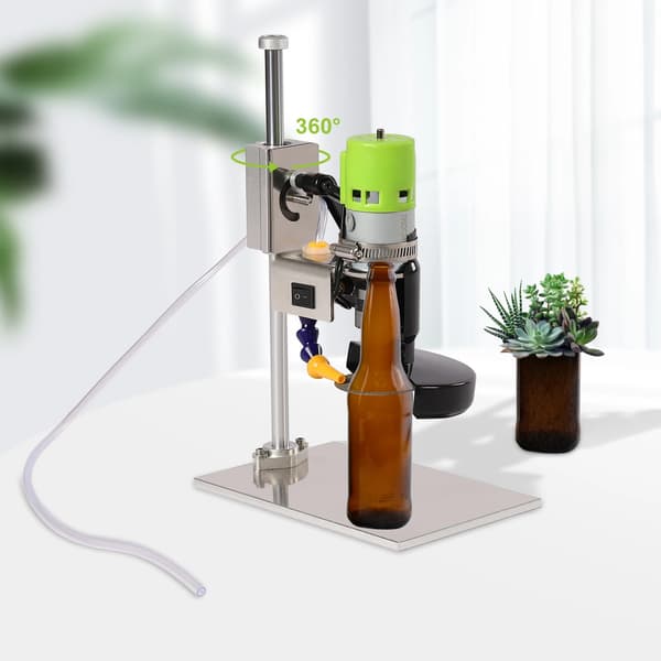 Glasflaskskärmaskin, Elektrisk Design, Mångsidiga Tillämpningar,Silver