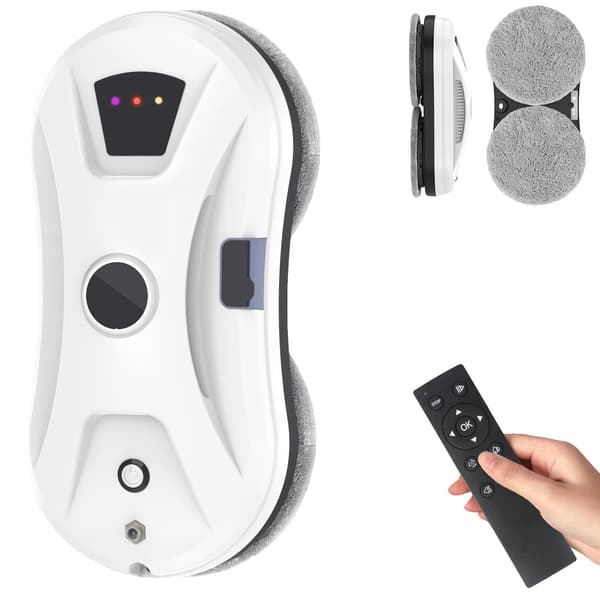 Fönsterputsrobot, Automatisk Vattenspray, Hög Sugkraft,VIT, EU