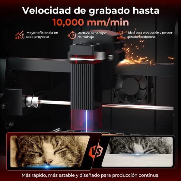 Lasergravør, 12W Effekt, CNC Kompatibilitet,12W, 12W K1 Sæt