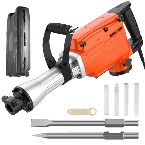 Jack Hammer, Tung, Effektiv Rivning,2200W 2 Mejselbitsar