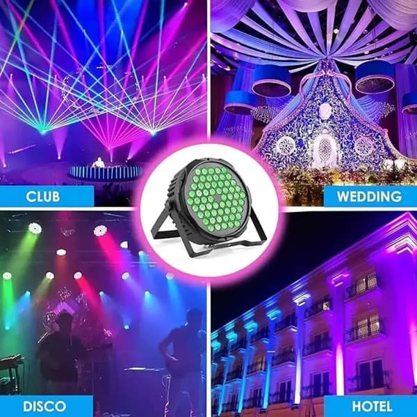 Lava-valaistus, 60 LED, DMX-ohjaus,EU Plug, 12PCS