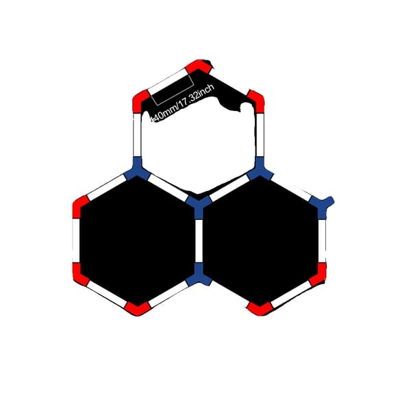 Garagebelysning, Hexagonal Design, Hög Luminös Effektivitet,MAMPJ0824-3st