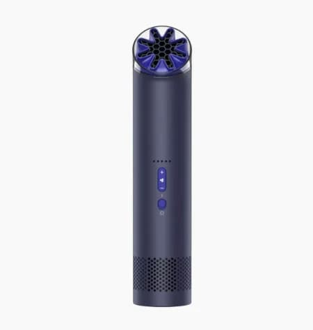Håndholdt Mini Blæser, USB-drevet, Letvægtsdesign,Blå
