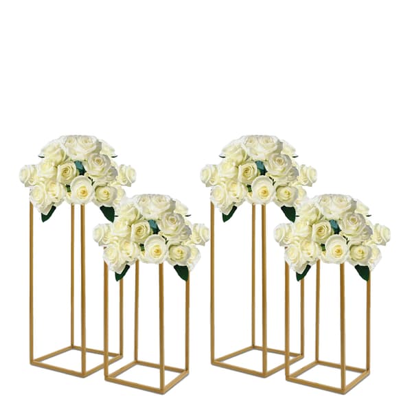 Blomsterställningar, Elegant Modern Design, Mångsidig för Evenemang,Guld