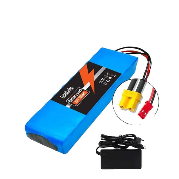 Litiumjonbatteri, 100000mAh kapacitet, CE-certifierad,XT30-JST-laddare