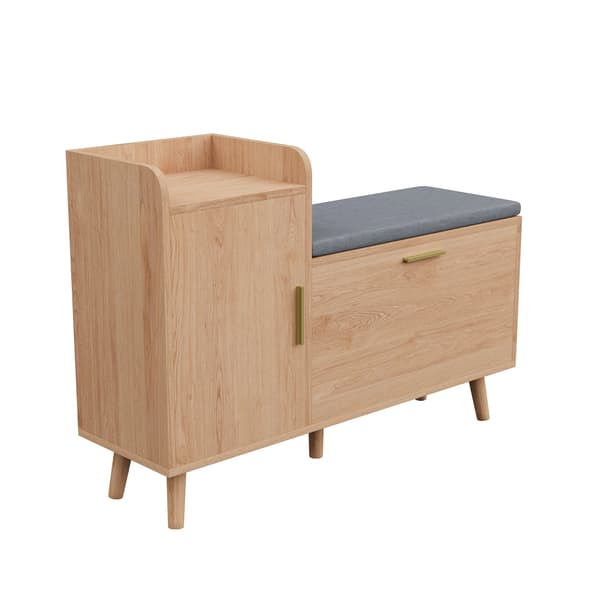 Sko Skab, Kompakt Design, Moderne Stil,Træfarve