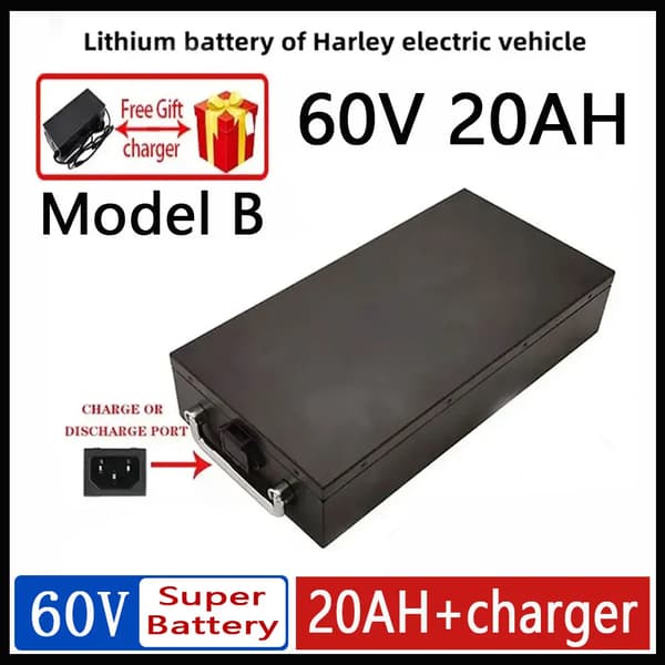 Batteri, 60V, 20Ah kapacitet, B-60V-20Ah