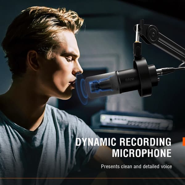 Dynamisk Mikrofon, USB og XLR Forbindelse, Kardioid Mønster,K688