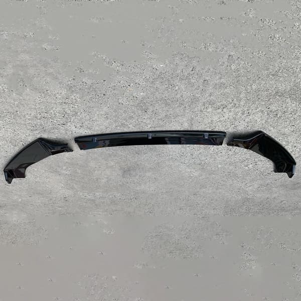 Front Bumper Lip Spoiler, Aerodynamisk Design, Nem Installation,En sort dragt