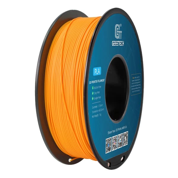 3D-skrivarfilament, PLA-material, hög styrka,Orange