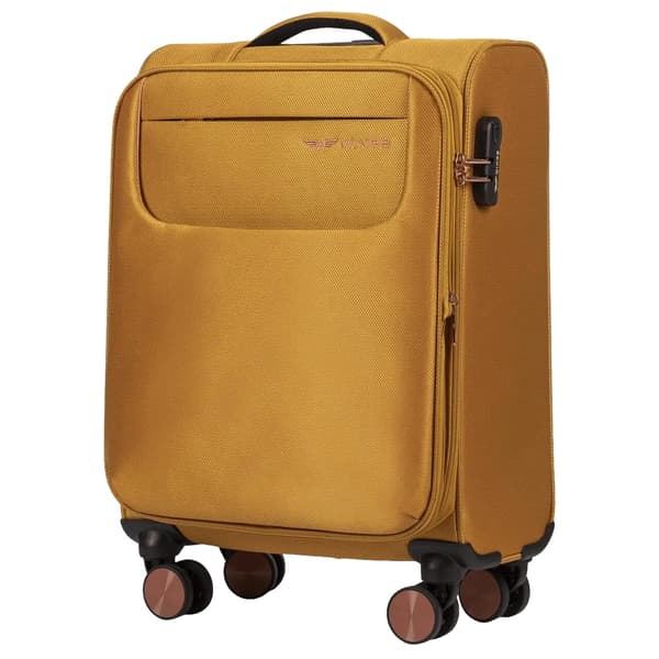Kuffert, 38L kapacitet, holdbar ABS-konstruktion,GUL