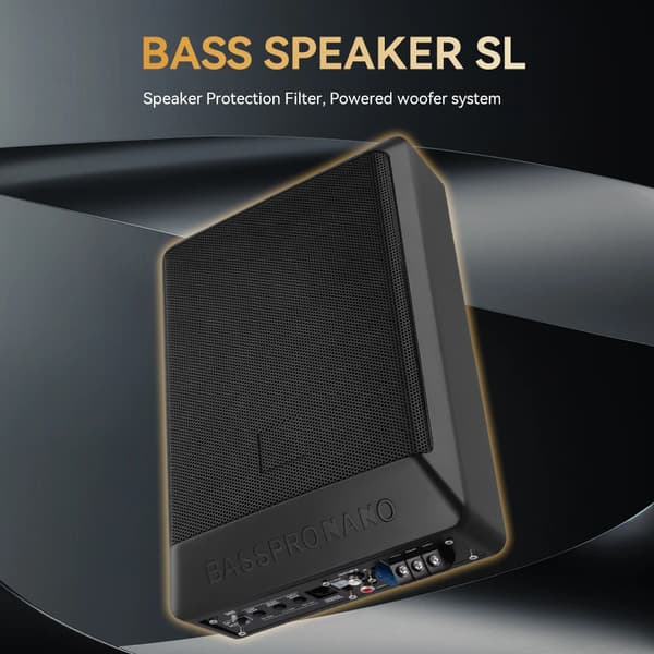 Bil Subwoofer, Integreret Forstærker, Dyb Bas Lyd,10inch