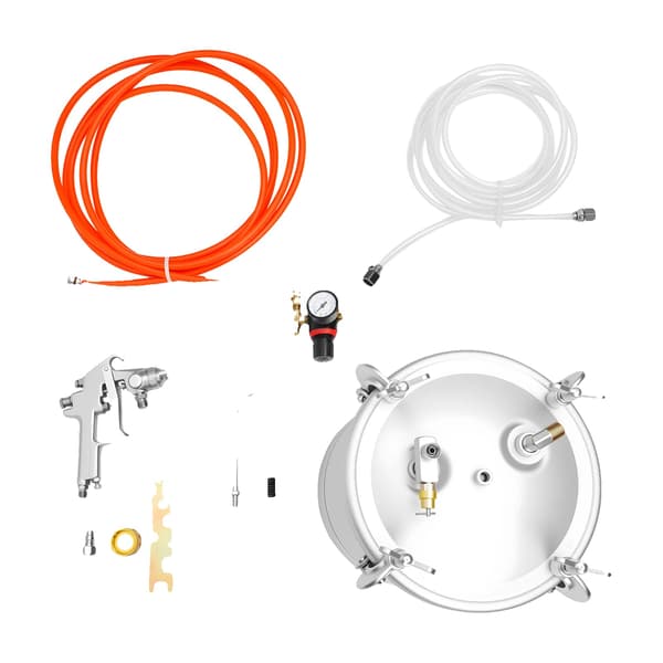 Tryckmålning Spraykit, 10L Kapacitet, Effektiv Sprutning,VIT