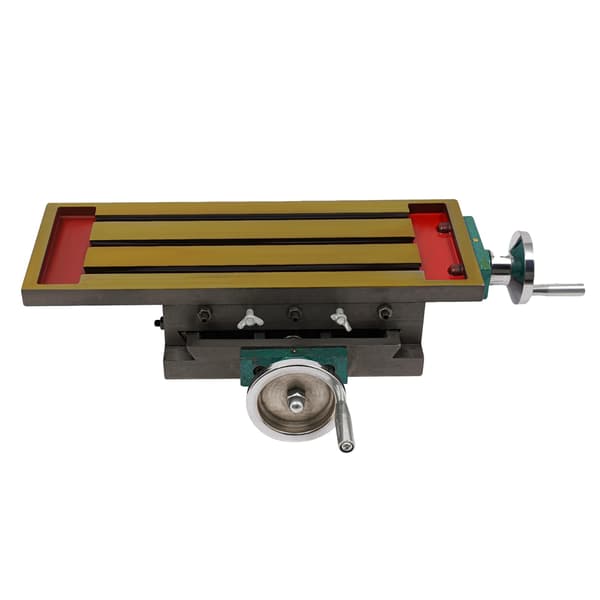 Fräsmaskinsarbetsbord, Precision Positionering, Robust Gjutjärn,Röd Guld Silver