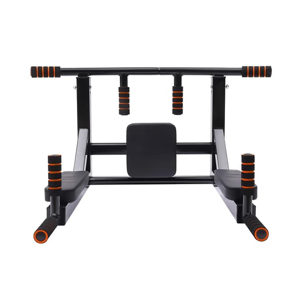 Vægmonteret Pull Up Bar, Heavy Duty, Pladsbesparende Design,sort